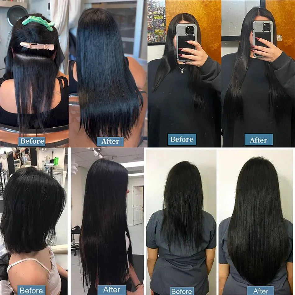 Straight Tape In Hair Extensions Skin Weft Tape In Hair Extension 20Pcs 50G/Pack Adhesive Invisible 100% Real Human Hair Tape In