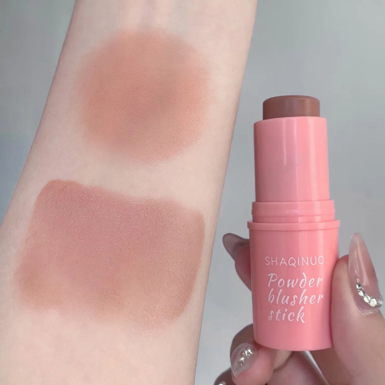 Blush Stick  Multifunctional, Matte Finish, Brightening Blush Cream for Natural Everyday Makeup - Perfect for Daily Face Makeup,