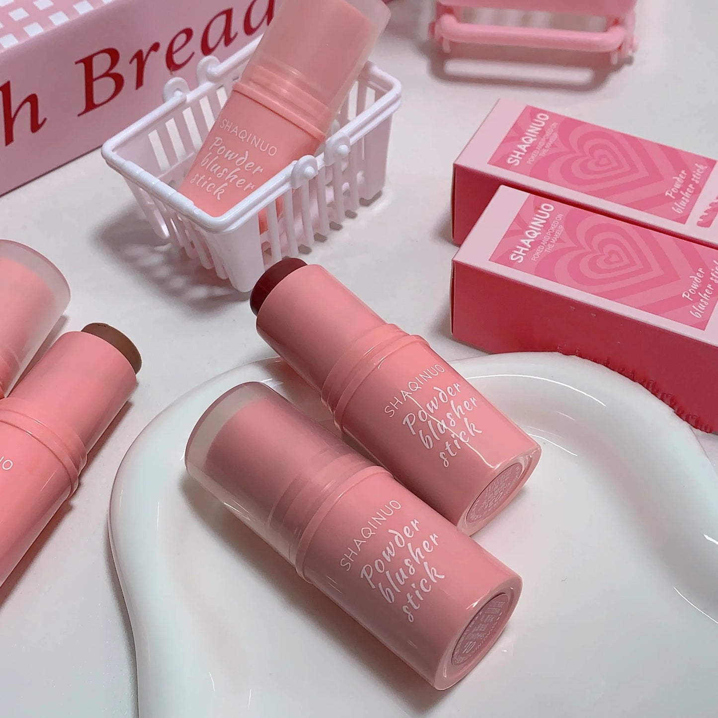 Blush Stick  Multifunctional, Matte Finish, Brightening Blush Cream for Natural Everyday Makeup - Perfect for Daily Face Makeup,