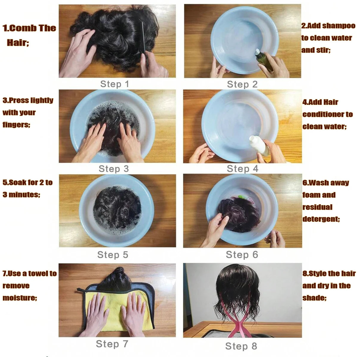 Toupee For Men Ultra-Thin Skin Microskin Male Hair Prosthesis Premier Toupee for Men Men's Wig 100% Natural Human Hair