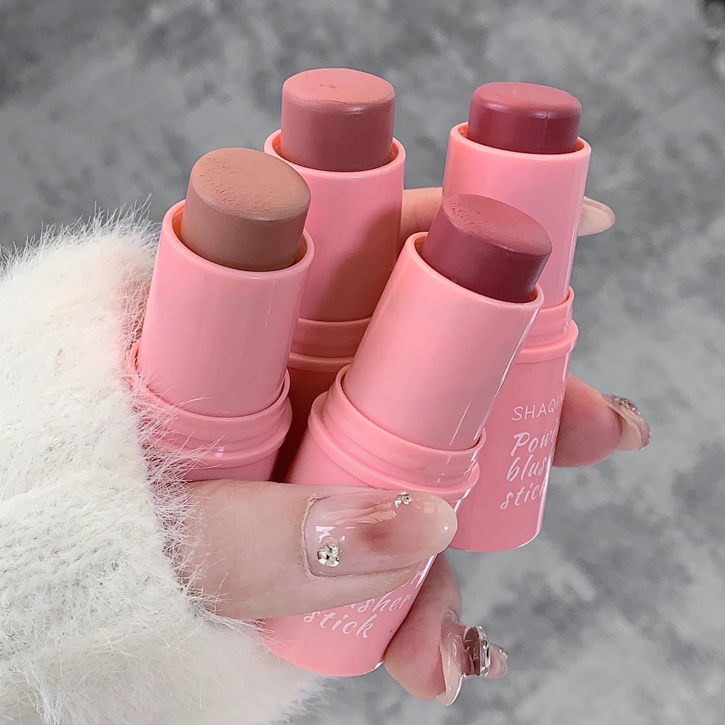 Blush Stick  Multifunctional, Matte Finish, Brightening Blush Cream for Natural Everyday Makeup - Perfect for Daily Face Makeup,