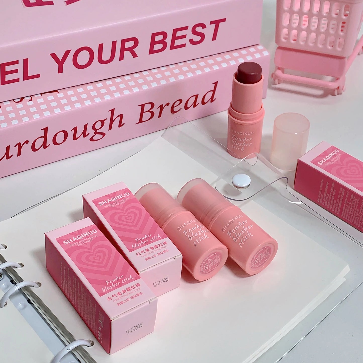 Blush Stick  Multifunctional, Matte Finish, Brightening Blush Cream for Natural Everyday Makeup - Perfect for Daily Face Makeup,