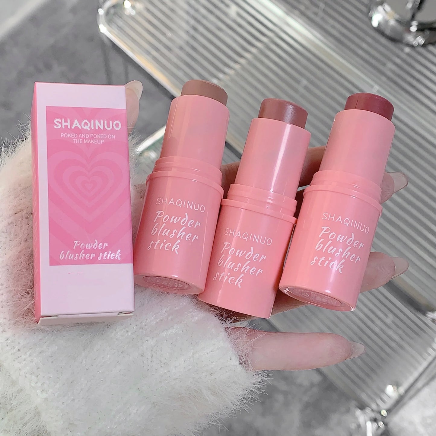 Blush Stick  Multifunctional, Matte Finish, Brightening Blush Cream for Natural Everyday Makeup - Perfect for Daily Face Makeup,