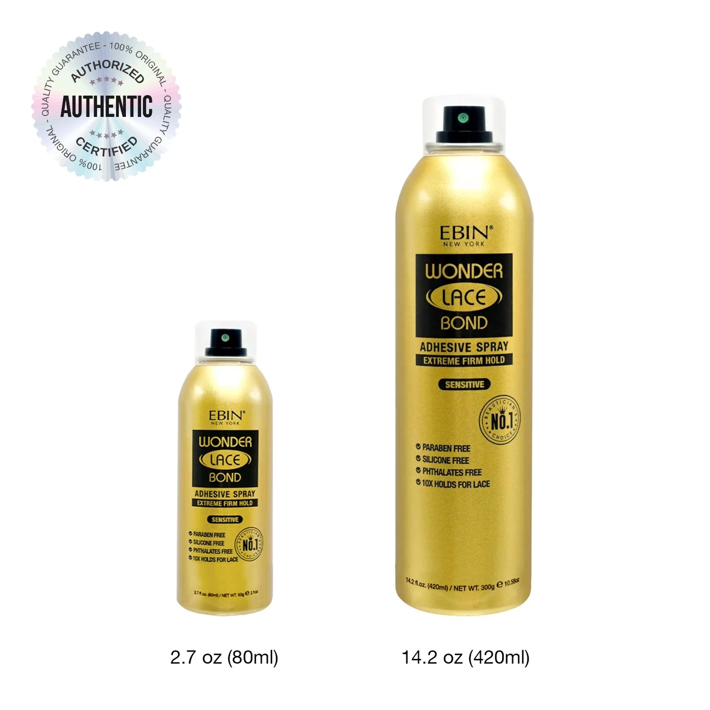 Ebin Wonder Lace Bond Spray - Extreme Firm Hold Wig Adhesive