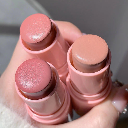 Blush Stick  Multifunctional, Matte Finish, Brightening Blush Cream for Natural Everyday Makeup - Perfect for Daily Face Makeup,
