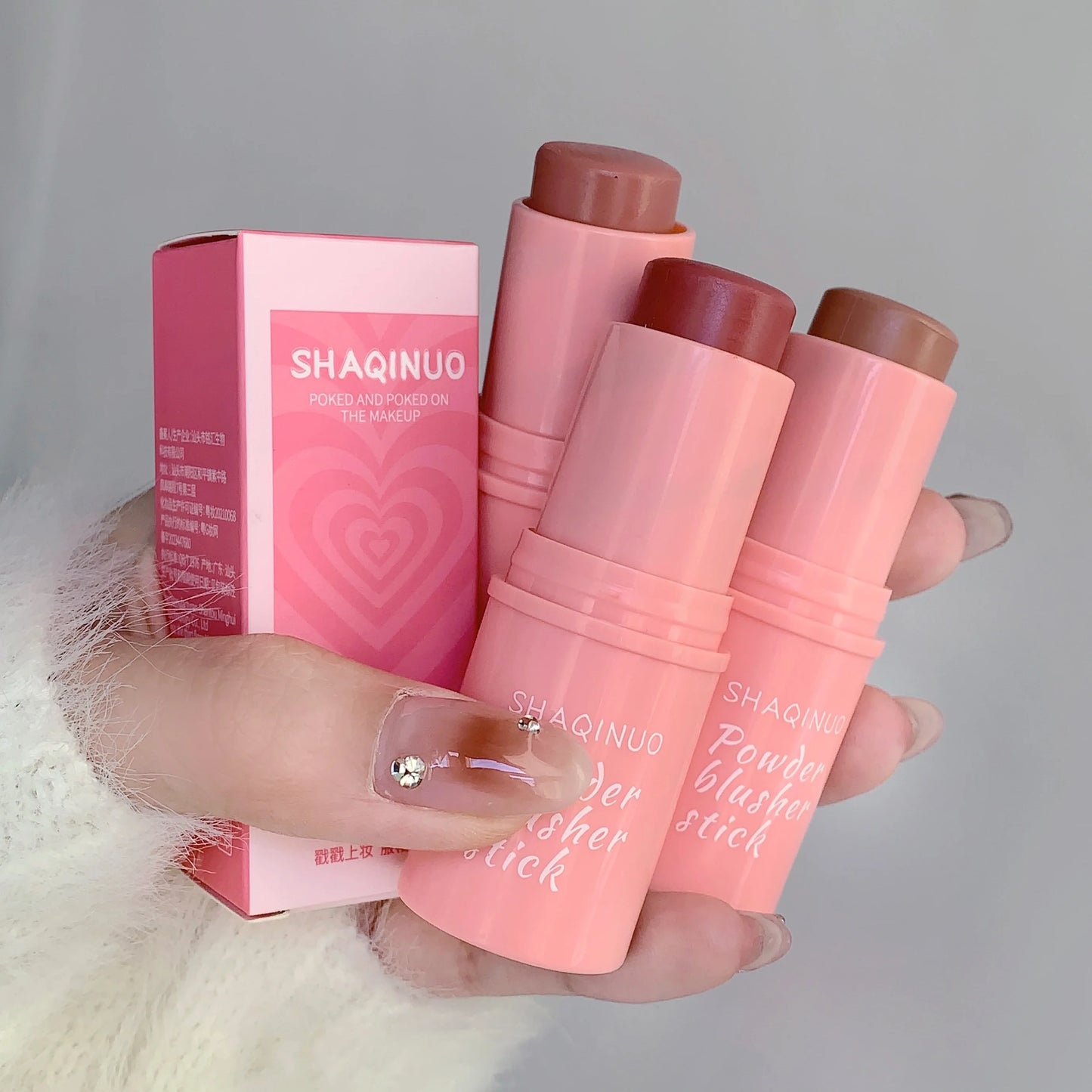 Blush Stick  Multifunctional, Matte Finish, Brightening Blush Cream for Natural Everyday Makeup - Perfect for Daily Face Makeup,