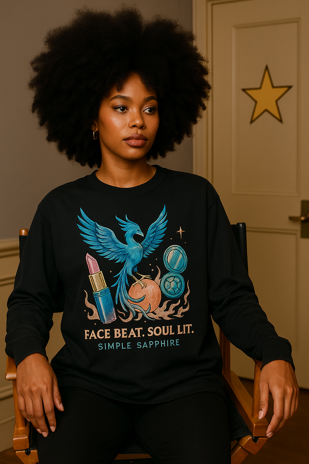 Face Beat Soul Lit Crewneck