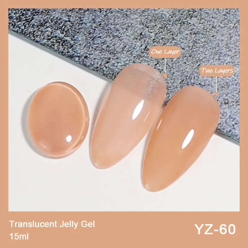 NAILCO 15ML Top Gel Nail Polish Nails Semi-permanent UV Varnish Glitter High Quality Glass Bottle Nail Art Polish For Manicure