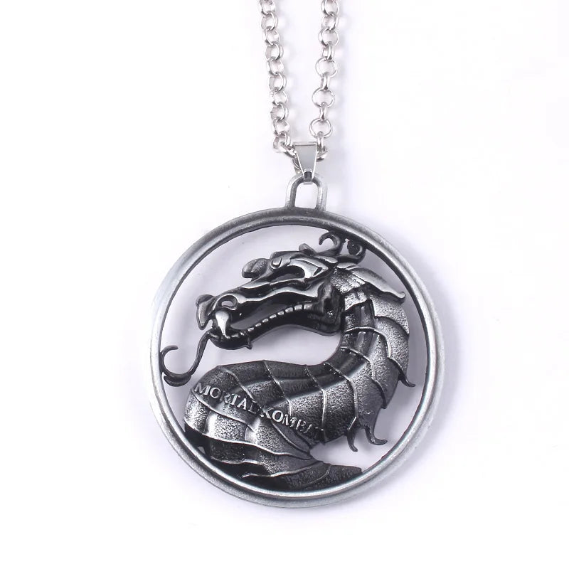 Game Mortal Kombat Keychain Metal Alloy Animal Dragon Key Ring Holder Chaveiro Gift for Men Car Key Accessories