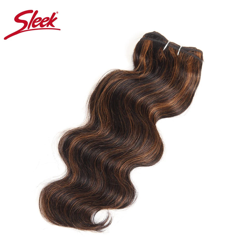 Brazilian Body Wave P4/27 P6/27 Red 99J Ombre T1B/27 Human Hair Bundles Sleek Double Drawn Remy Human Hair Extension For Black
