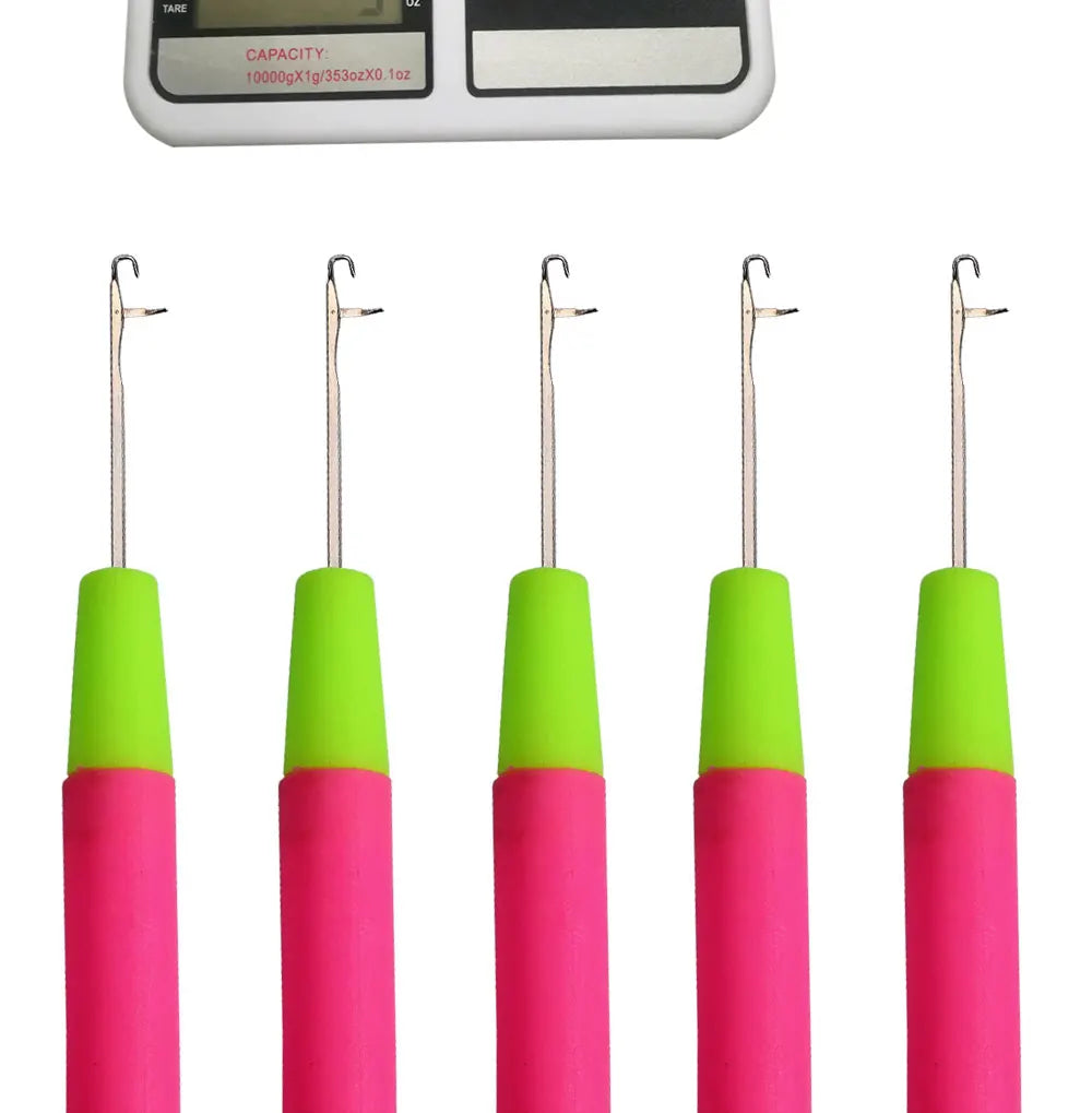Plastic Latch Crochet Hook Needle for Jumbo Braiding Dreadlock Hair Weaving Extension Tool Knitt Making