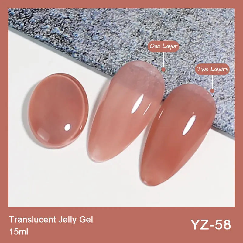 NAILCO 15ML Top Gel Nail Polish Nails Semi-permanent UV Varnish Glitter High Quality Glass Bottle Nail Art Polish For Manicure