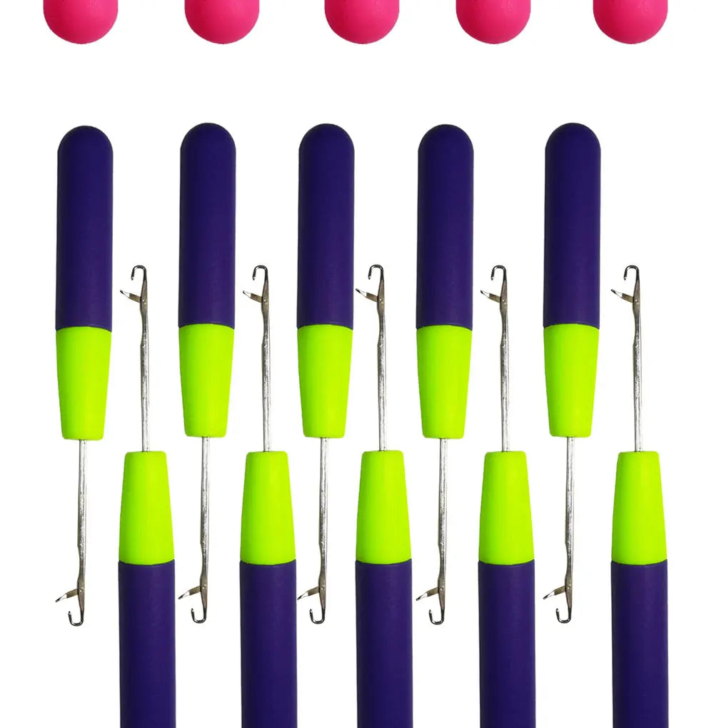 Plastic Latch Crochet Hook Needle for Jumbo Braiding Dreadlock Hair Weaving Extension Tool Knitt Making