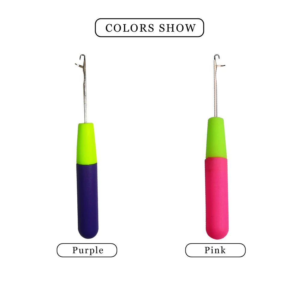 Plastic Latch Crochet Hook Needle for Jumbo Braiding Dreadlock Hair Weaving Extension Tool Knitt Making