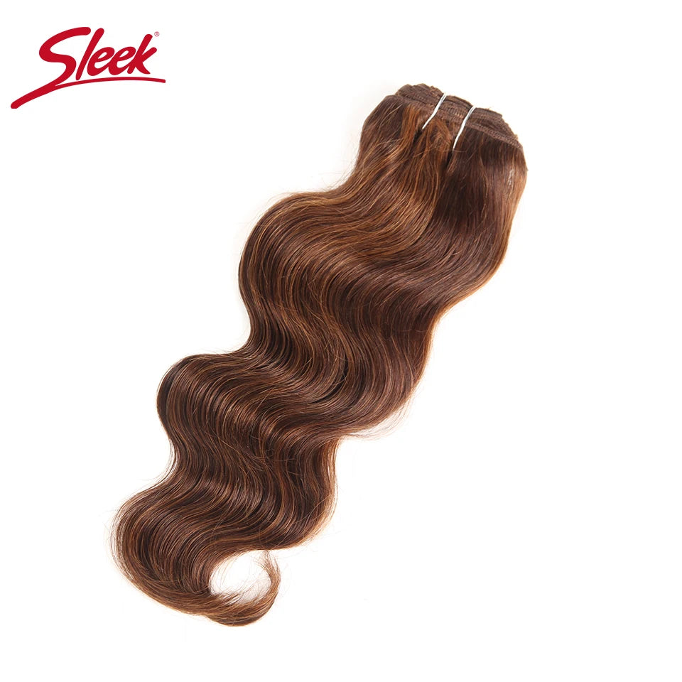 Brazilian Body Wave P4/27 P6/27 Red 99J Ombre T1B/27 Human Hair Bundles Sleek Double Drawn Remy Human Hair Extension For Black