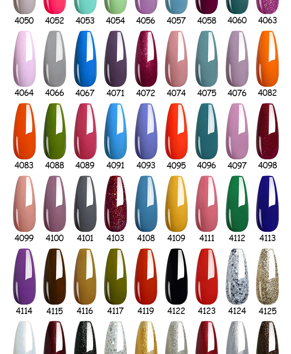 NAILCO 8ml Pink Red Colors Gel Nail Polish Nail Art Varnishes Gel Lacquer Coat LED Nails Manicure Design UV Gel Varnish Soak Off