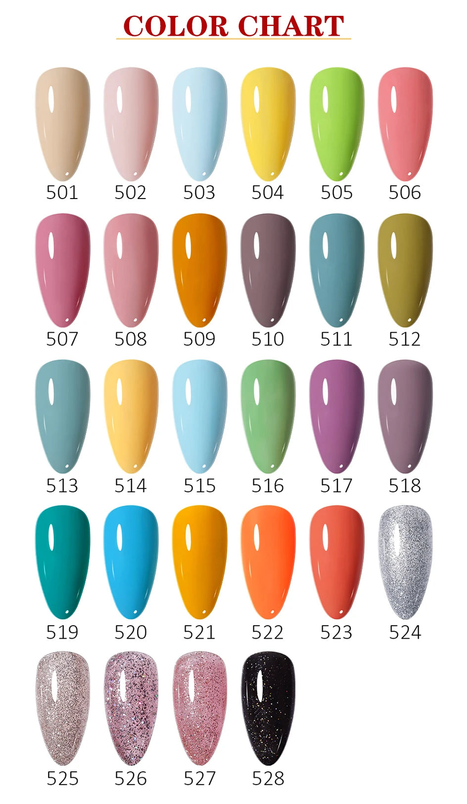 NAILCO 15ML Top Gel Nail Polish Nails Semi-permanent UV Varnish Glitter High Quality Glass Bottle Nail Art Polish For Manicure