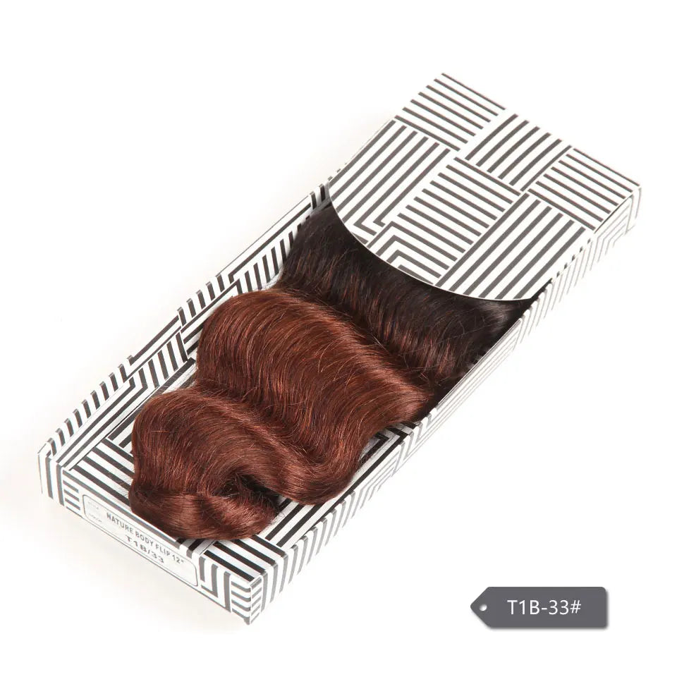 Brazilian Body Wave P4/27 P6/27 Red 99J Ombre T1B/27 Human Hair Bundles Sleek Double Drawn Remy Human Hair Extension For Black