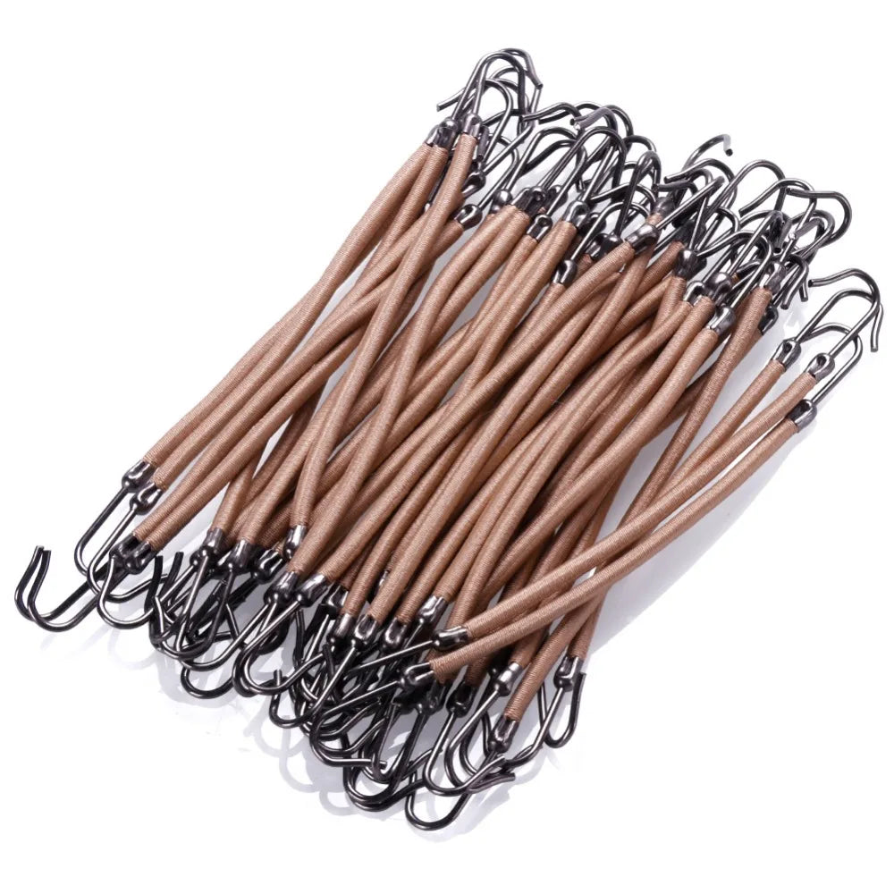 Women's Elastic Hair Bands Gum with Hook Ponytail Holder Bungee Hair Thick/Curly Hair Styling Tools 15/18/24/30 PCS