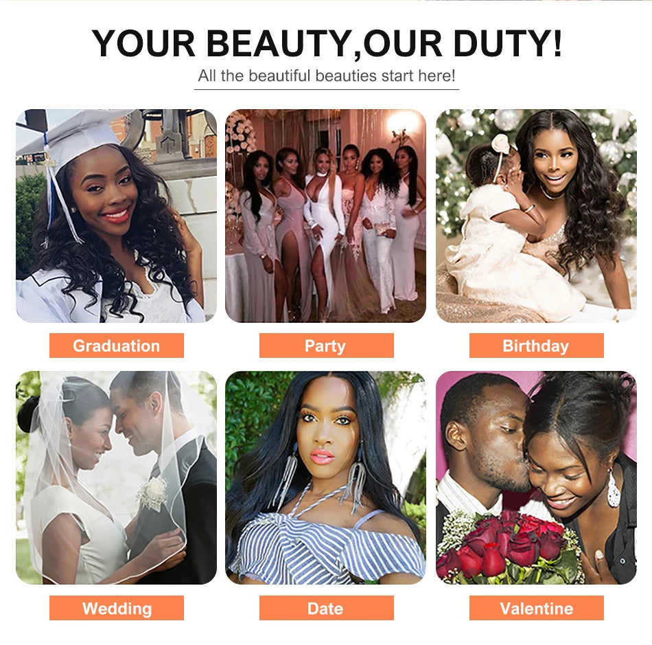 Natural Human Hair V Part Wig for Black Women Adjustable Honey Brown Balayage Loose Wave1*4Size U Part Wigs with Clips Easy Wear