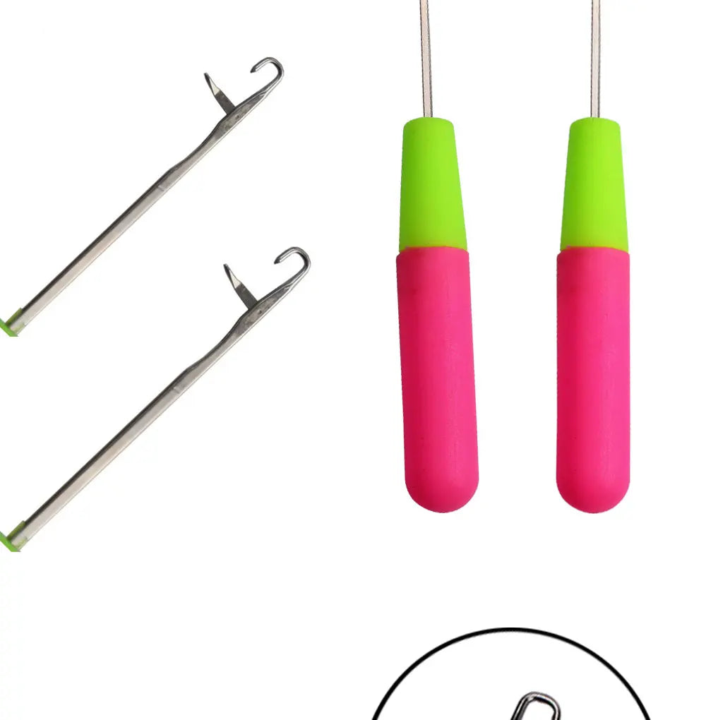 Plastic Latch Crochet Hook Needle for Jumbo Braiding Dreadlock Hair Weaving Extension Tool Knitt Making