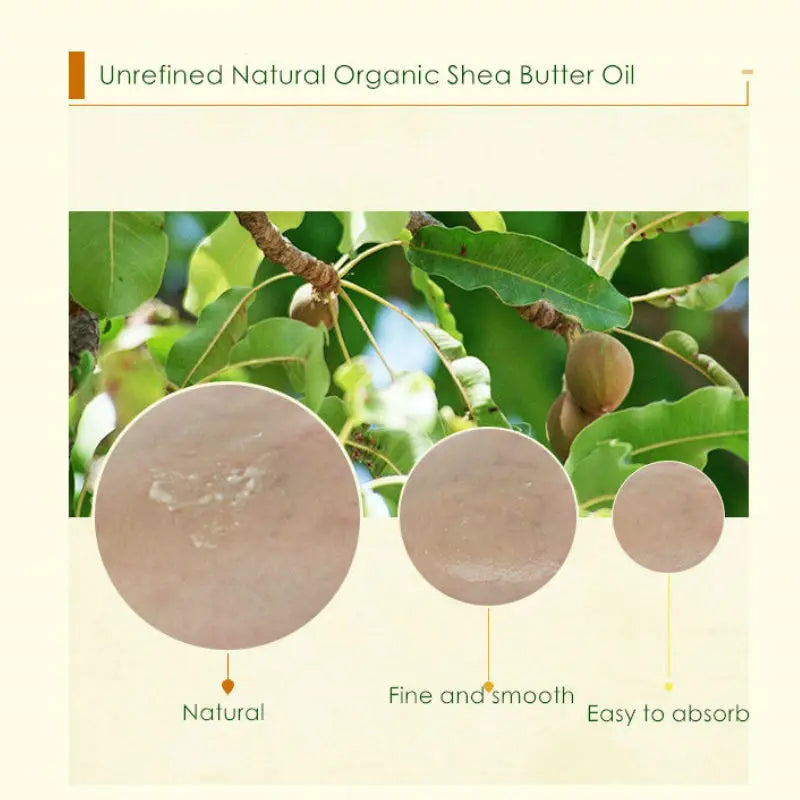 100g Dimollaure Natural Organic Unrefined Shea Butter Oil Raw Nourishing Skin Care Body Moisturizing Cosmetics Base Oil
