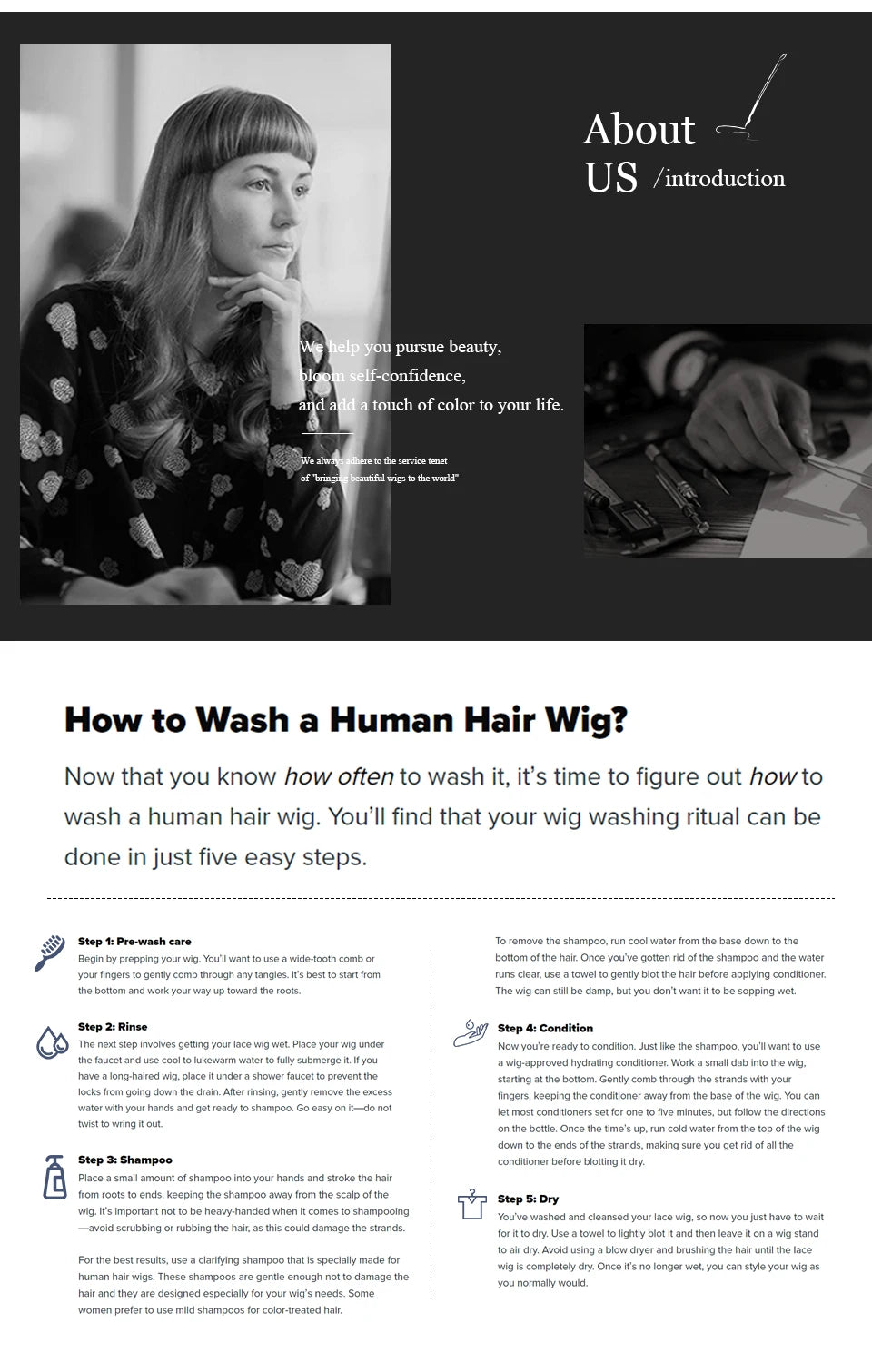 Short Pixie Cut Silvery Gray Blend Hair Wigs for Women with Bangs Ash Natural Straight Layered Human Hair Mixed Synthetic Fiber