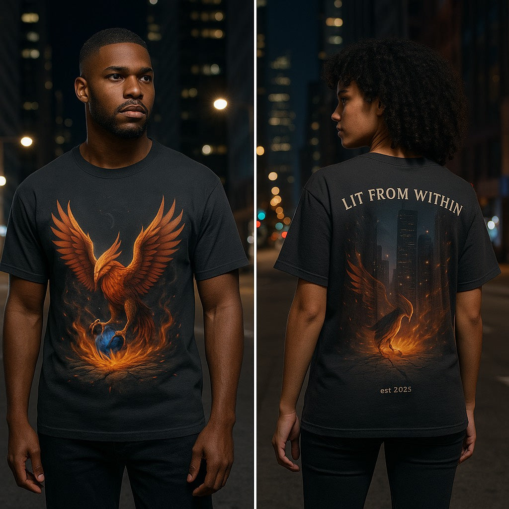 Lit from within Phoenix Tee