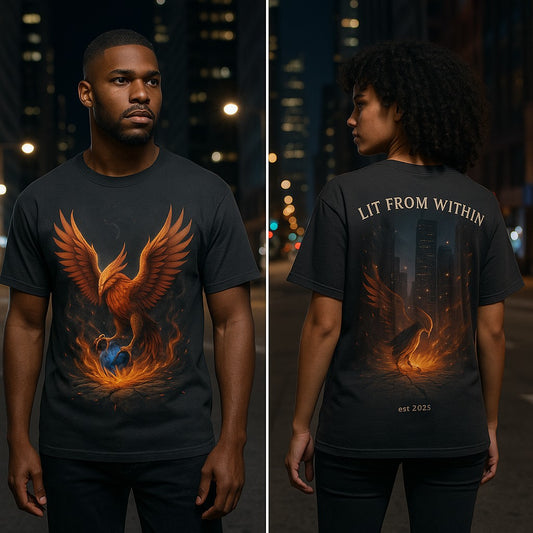 Lit from within Phoenix Tee