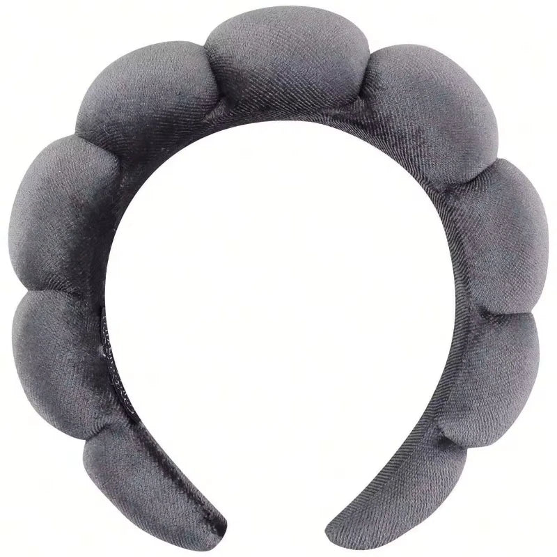 3 Piece Luxury Fiber Spa Headband and Wristband Set - Soft and Comfortable - Face Wash, Makeup Women's Hair Accessories Set