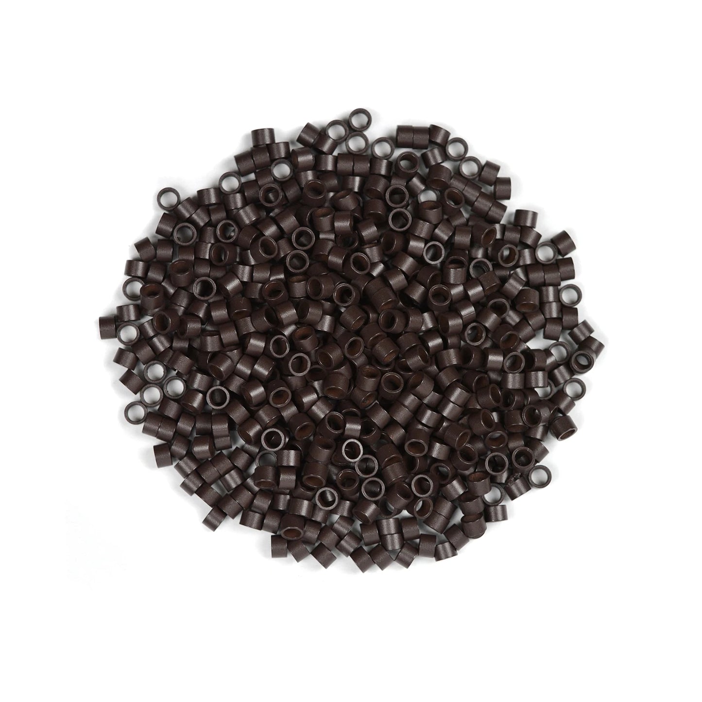 500 Pcs Hair Extension Beads 4.0X2.8X2.8mm 7 Colors Micro Rings/Links/Beads Without Silicone Hair Extensions Tools