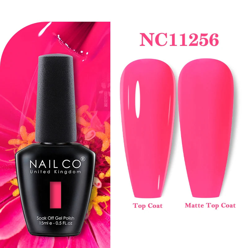 NAILCO 15ml Gel Polish Nail Art Vernis Semi Permanent UV Gel Polish For Manicure Design Hybrid Varnish Summer Nails Products