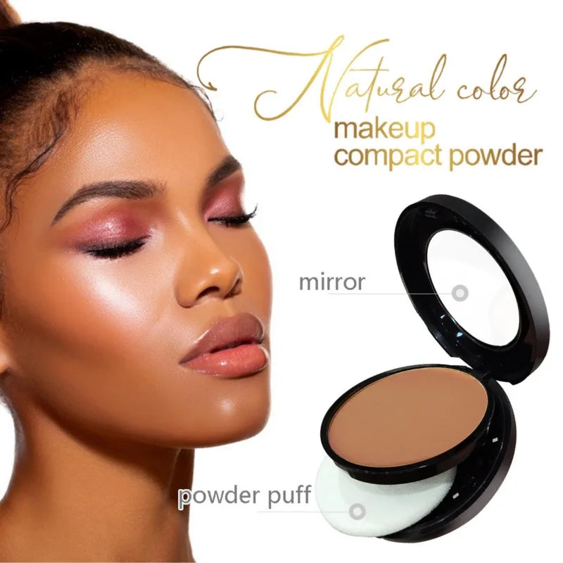 Foundation Setting Powder, Long-lasting Oil-control Waterproof Foundation, Naturally Brightening Skin Color Foundation