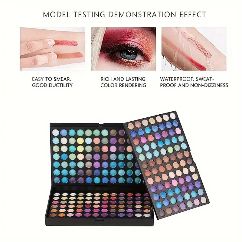 252 Colors EyeShadow Palette Makeup Matte,Shimmer and Metallic Shades Ideal for  All-in-One Eyeshadow Set for versatile Looks