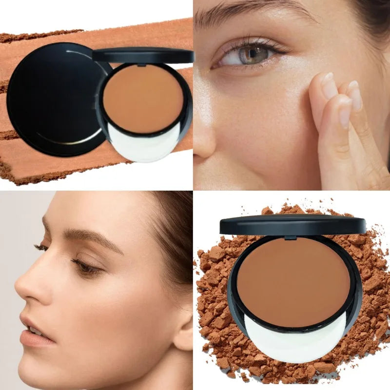 Foundation Setting Powder, Long-lasting Oil-control Waterproof Foundation, Naturally Brightening Skin Color Foundation
