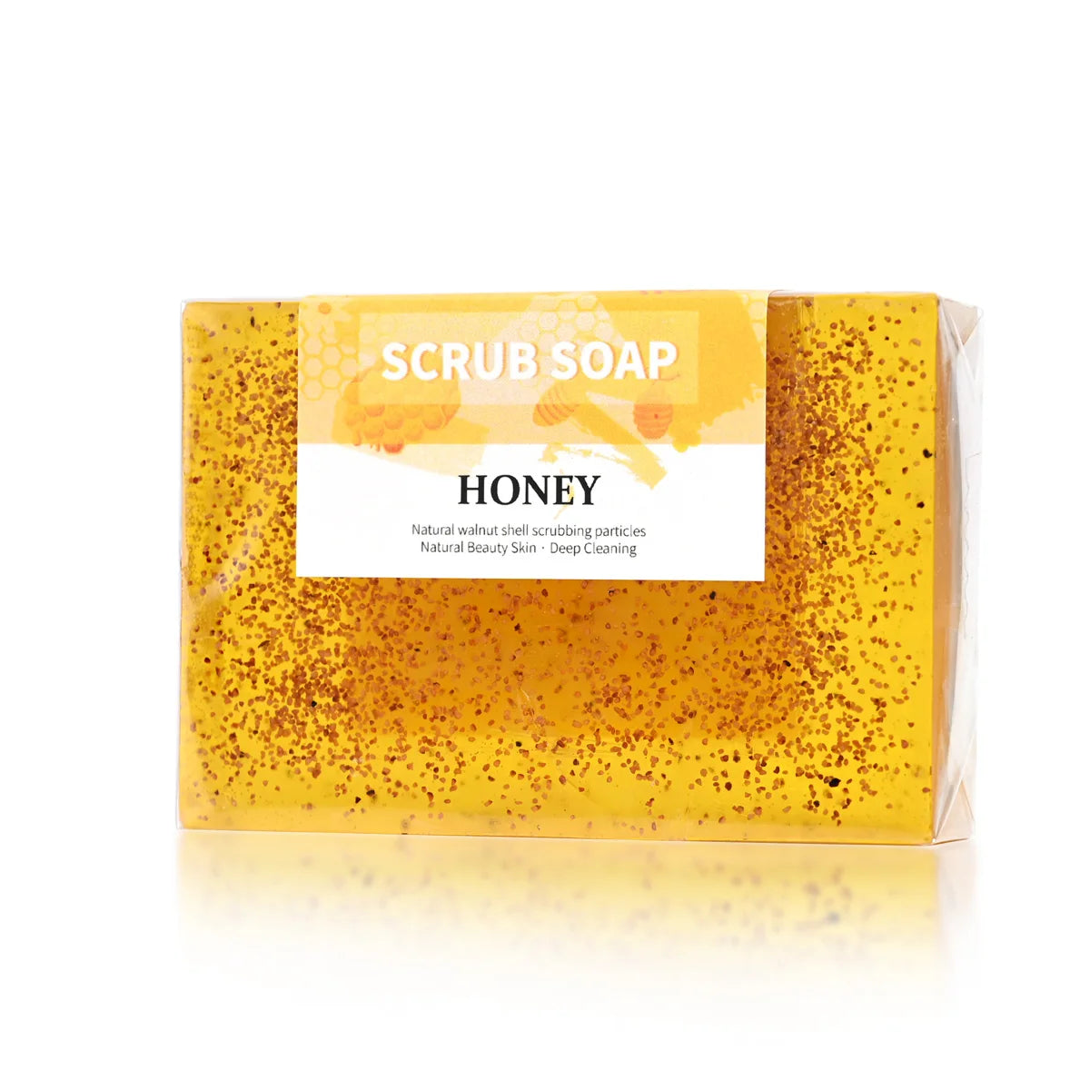 M+100g Honey Cleaning Frosted Particles Exfoliating Bath Body Care Whitening Handmade Soap