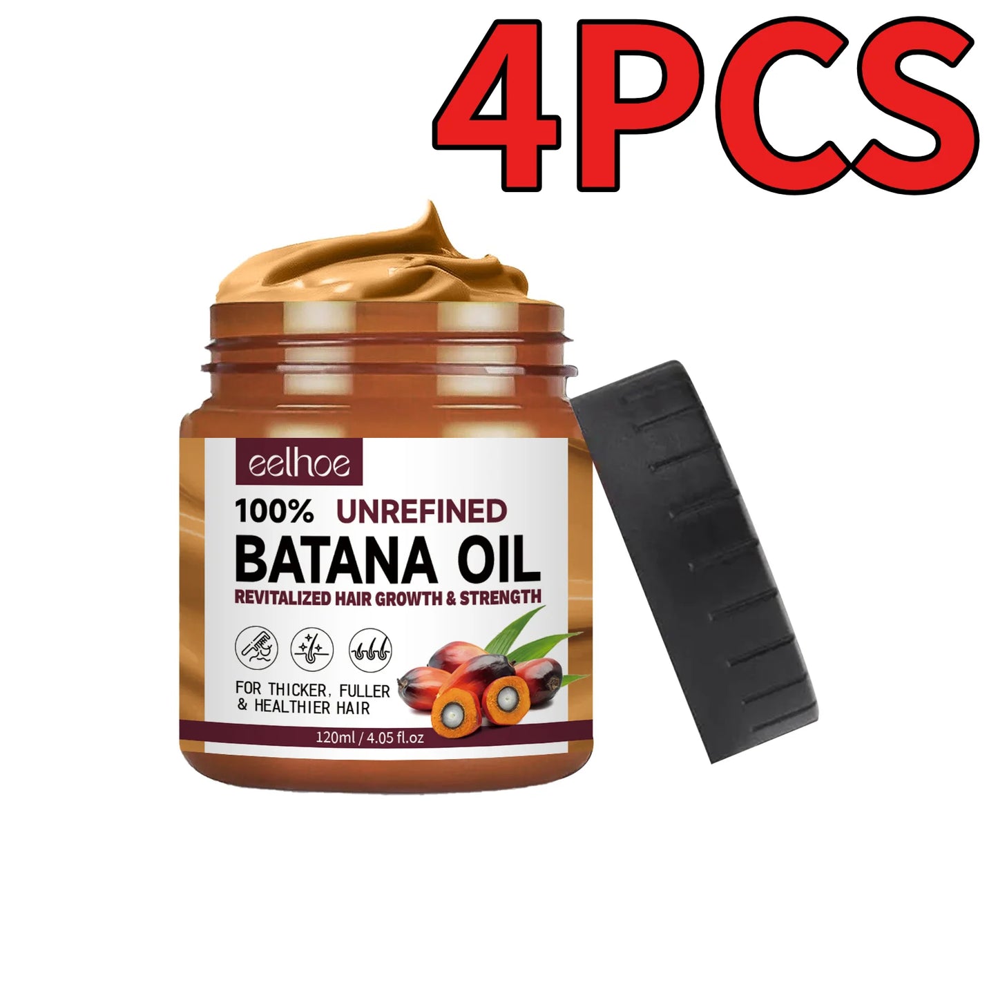 100% Pure Organic Batana Oil Hair Mask - Hair Growth Treatment