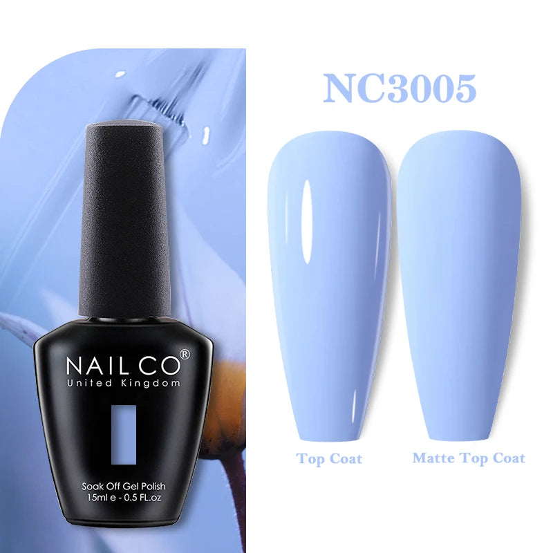 NAILCO 15ml Gel Polish Nail Art Vernis Semi Permanent UV Gel Polish For Manicure Design Hybrid Varnish Summer Nails Products