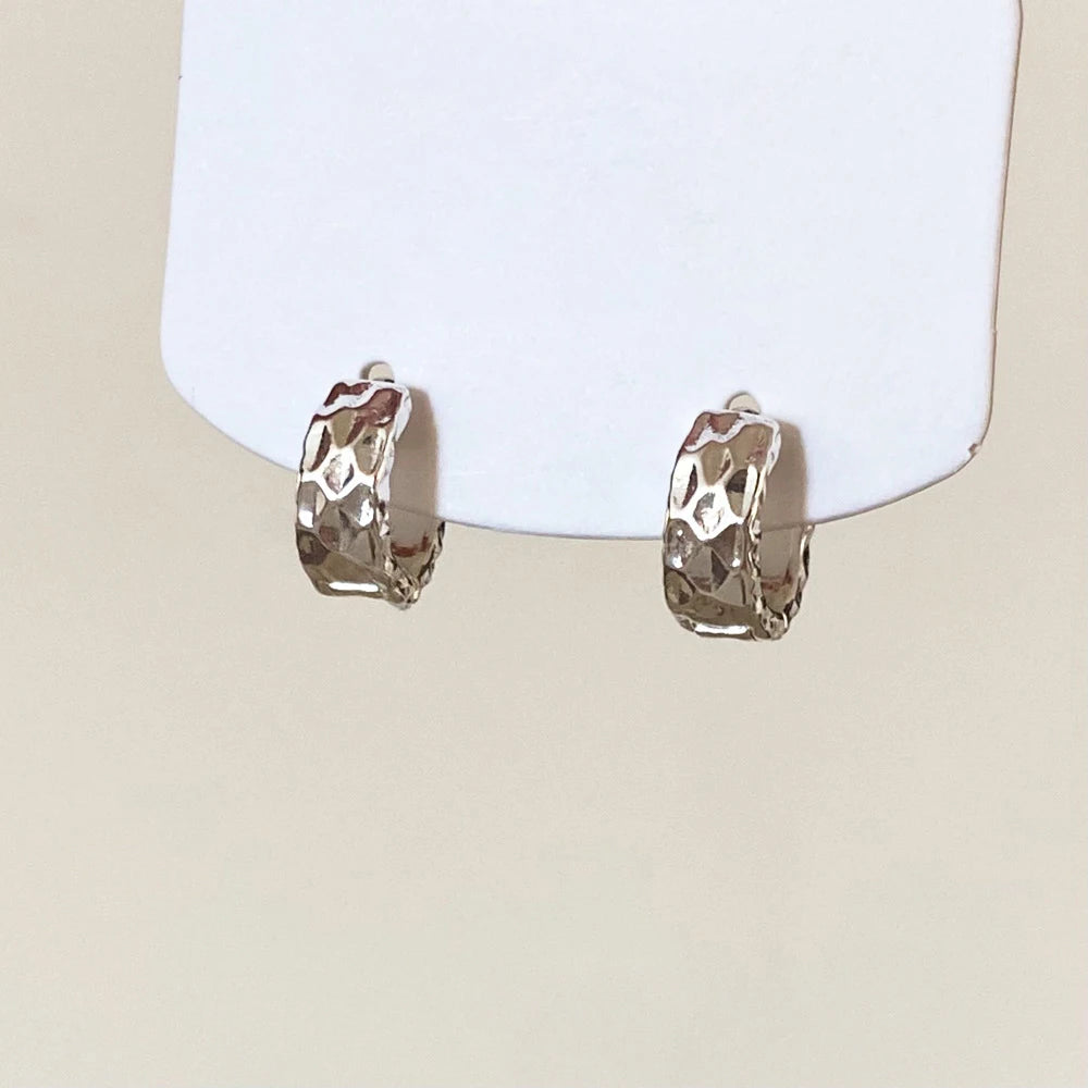 PONYKISS 925 Sterling Silver 18K Gold Round Stud Earrings for Women Minimalist Classic Fine Jewelry Geometric Accessories