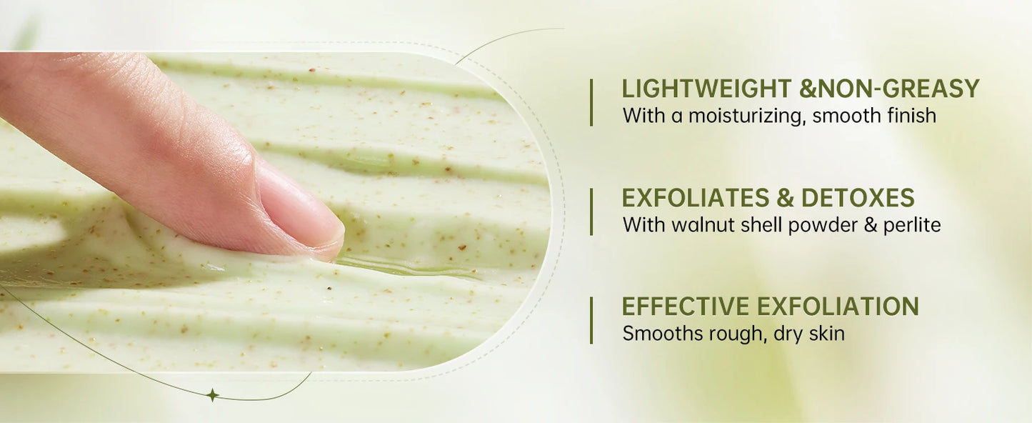 VETES Remove Dead Skin Body Scrub 250g Exfoliant Gentle No Irritation Scrub Cream Moisturizing Hydrating Deep Cleans Body Care