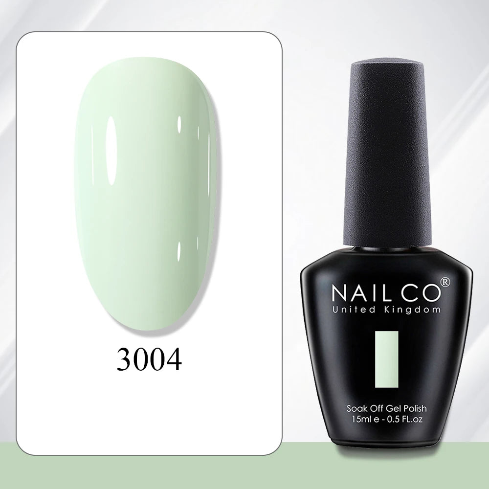 NAILCO 15ml Gel Polish Hema TPO Free Nail Art Semi Permanent UV Varnish Gel Manicure Top Coat Hybrid Gel Glue Nails Supply Ongle