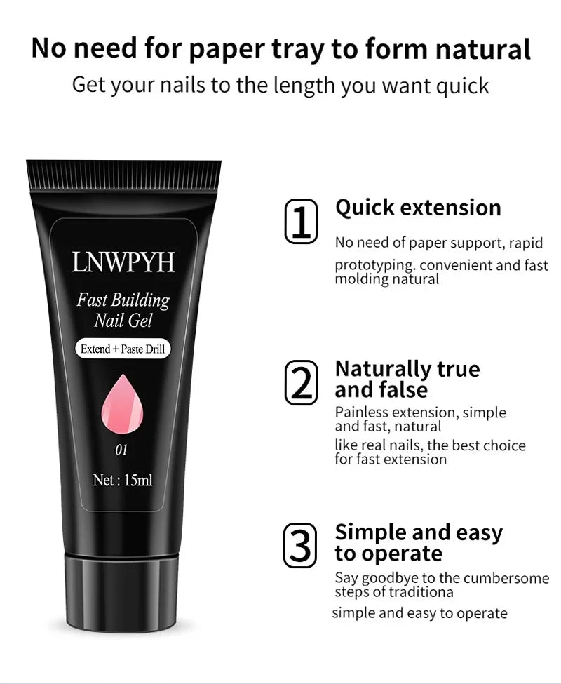 Nail Gel Polish Kit With LED Nail Lamp Semi-Permanent 27 Colors Soak Off Base&Top Coat Varnish Manicure Set For Nails Salon Kit