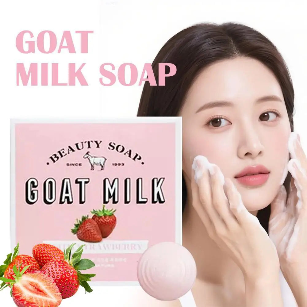 Goat Milk Soap Bar Moisturize,Smooth & Cleanse Skin,Body Wash Shower Soap Gentle Cleansing Nourishing Skin Care For Adults Kids