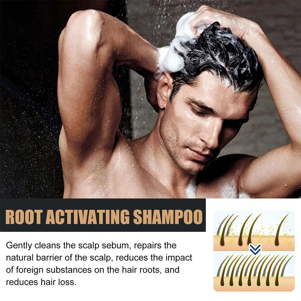 Hair Loss Treatment Shampoo Promotes Growth, Strengthens Roots, Repairs Scalp, Anti-Thinning & Moisturizing Thickening Hair Care