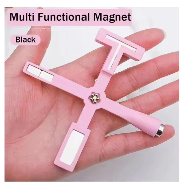 1Pcs 3-In-1 Heart Shape Cat Eye Nail Art Magnet Double Line Moon Snake Pattern French Nail Magnetic Pen Gel Polish Manicure Tool