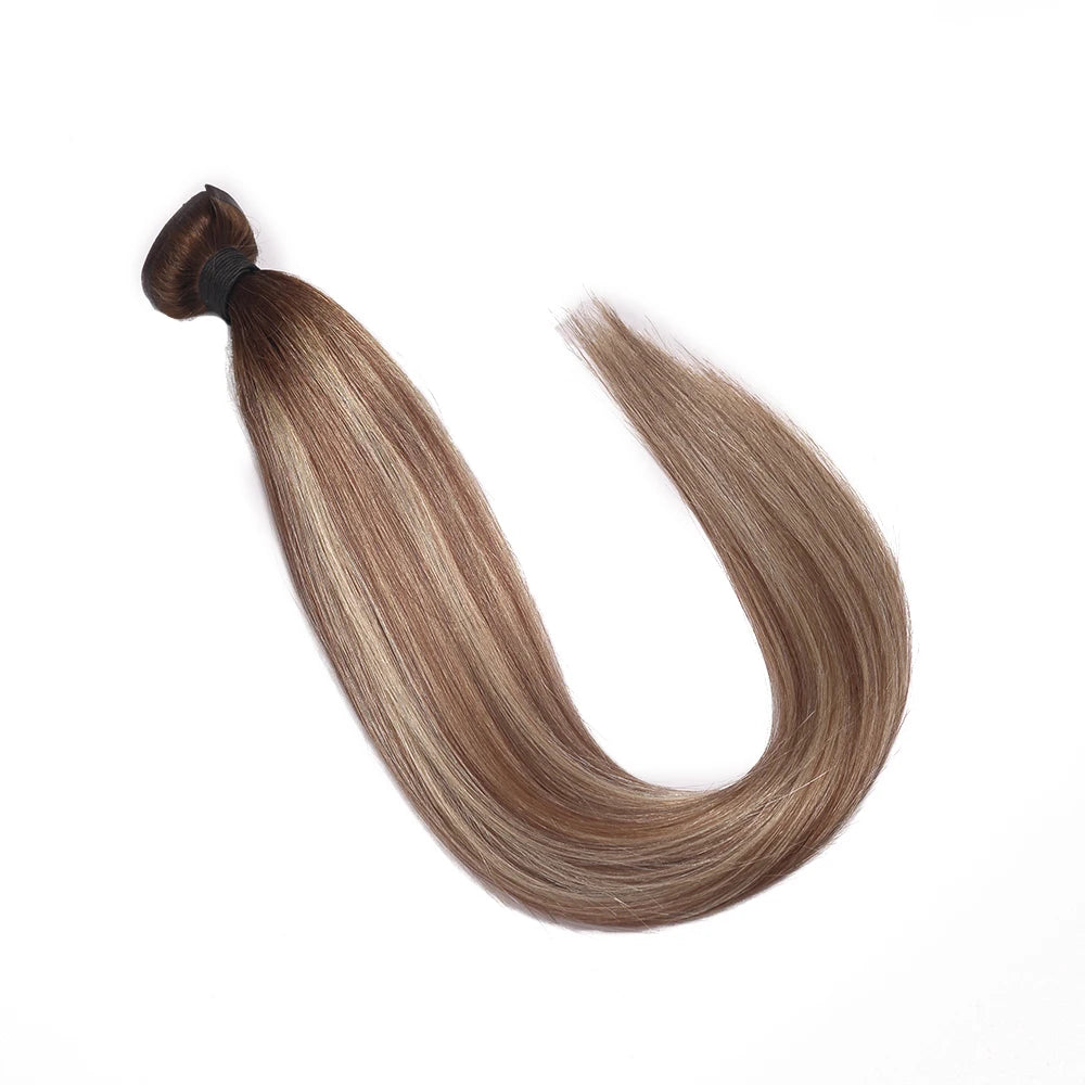 Wholesale Real Clip ins Russian Human Hair 100% Remy Hair Raw Pu Natural Straight Invisible Seamless Clip in Hair Extension