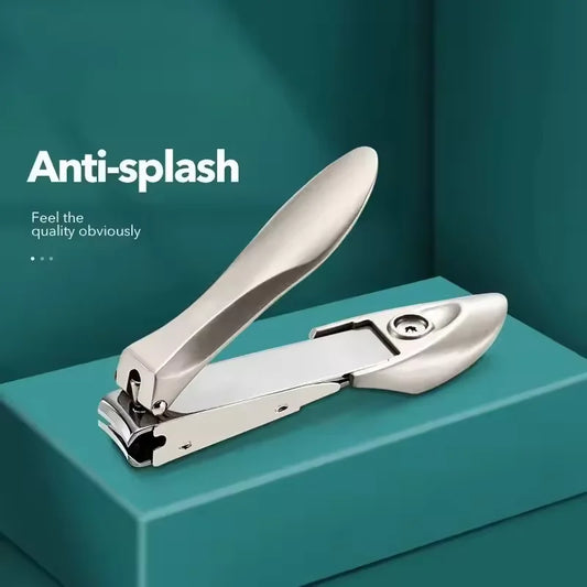 Nail Clippers Stainless Steel Anti Splash Fingernail Cutter Manicure Tools Bionics Design Nail Trimmer Pedicure Scissor