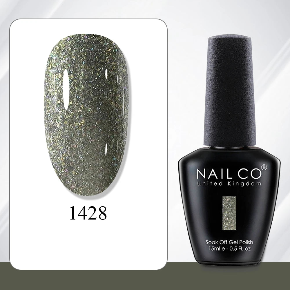 NAILCO 15ml Gel Polish Hema TPO Free Nail Art Semi Permanent UV Varnish Gel Manicure Top Coat Hybrid Gel Glue Nails Supply Ongle