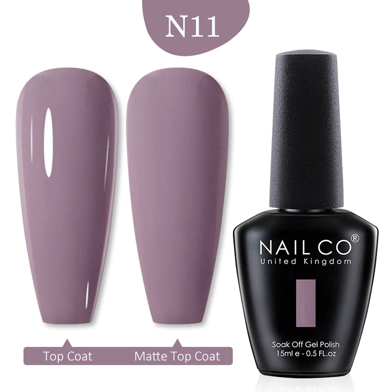 NAILCO Red Colors Series 15ML Nail Gel Polish Nail Supplies Semi Permanent For Nail  Art Manicure Soak Off LED UV Hybrid Varnish