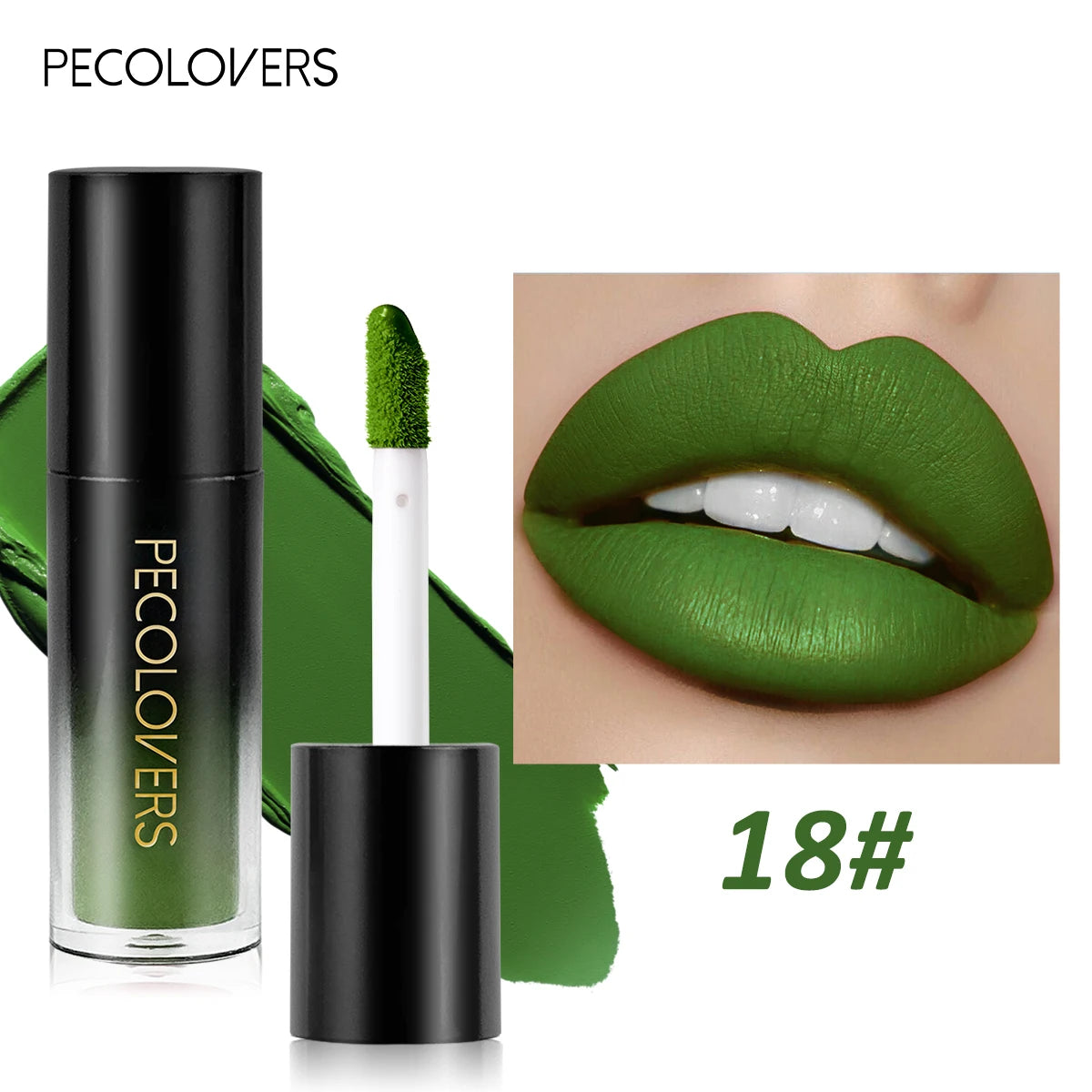 Christmas 1PC Matte Velvet Liquid Lipstick - Non-Sticky Waterproof, Ideal Gift